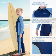 Kids Wetsuit Neoprene Top Pants 1.5mm/3mm Wet Suit Jacket for Boys Girls Toddlers Keep Warm in Cold Water Diving Surf Suits Youth Swimsuits