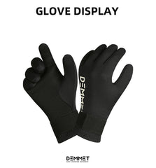 1.5mm Neoprene Diving Gloves Adults Women Men Five Finger Warm Wetsuit Winter Gloves Anti Slip for Snorkeling Surfing Fishunting