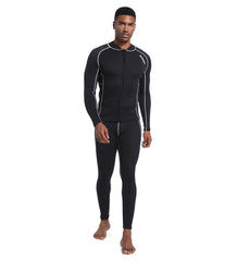 DEMMET 1.5mm/3mm Neoprene Wetsuit Men Women Diving Jacket Long Sleeve Snorkel Coat Surfing Winter Top Fishing Thermal Swimwear