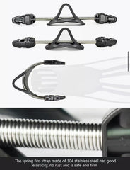 DEMET 2PCS Diving Equipment Scuba Diving Stainless Steel Spring Fin Straps Diver Heel Straps gear Drop Shipping