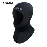 1.5mm Neoprene Diving Hood Cap Wetsuit Hood Swim Cap Scuba Diving Mask Underwater Equipment Scuba hood Surf Diving Hat