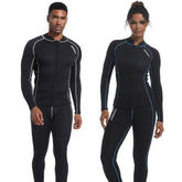 DEMMET 1.5mm/3mm Neoprene Wetsuit Men Women Diving Jacket Long Sleeve Snorkel Coat Surfing Winter Top Fishing Thermal Swimwear