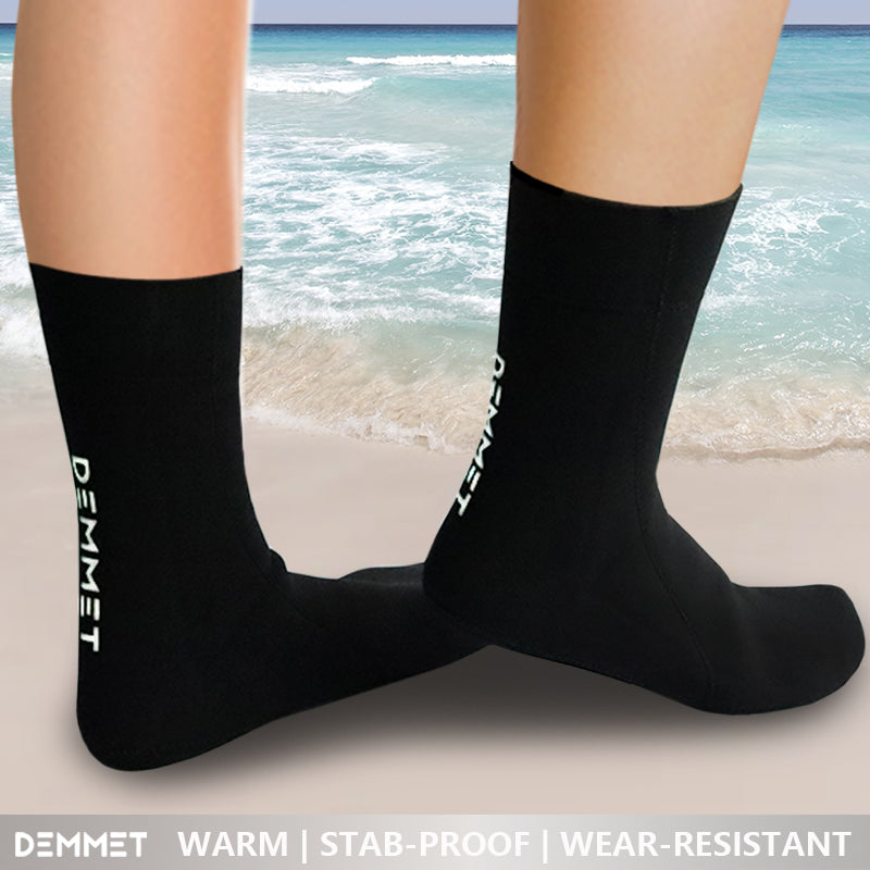 1.5/3/5MM black diving socks