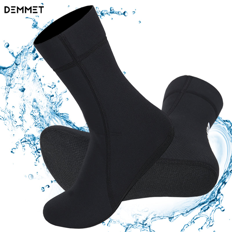 1.5/3/5MM black diving socks