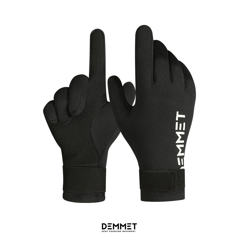 1.5mm Neoprene Diving Gloves Adults Women Men Five Finger Warm Wetsuit Winter Gloves Anti Slip for Snorkeling Surfing Fishunting