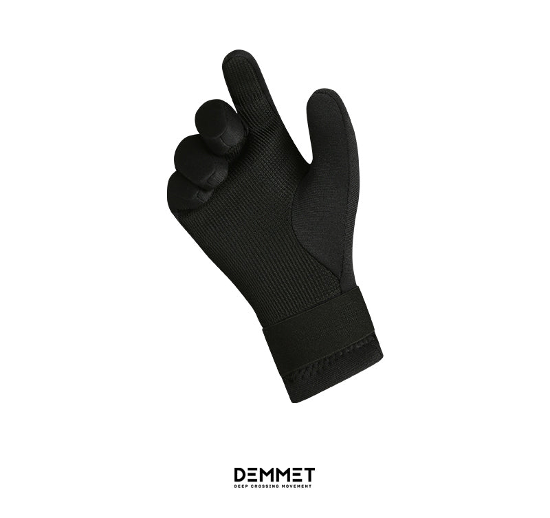 1.5mm Neoprene Diving Gloves Adults Women Men Five Finger Warm Wetsuit Winter Gloves Anti Slip for Snorkeling Surfing Fishunting