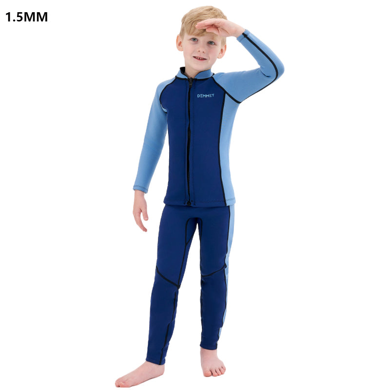 Children's split color matching wetsuit 1.5mm/3MM