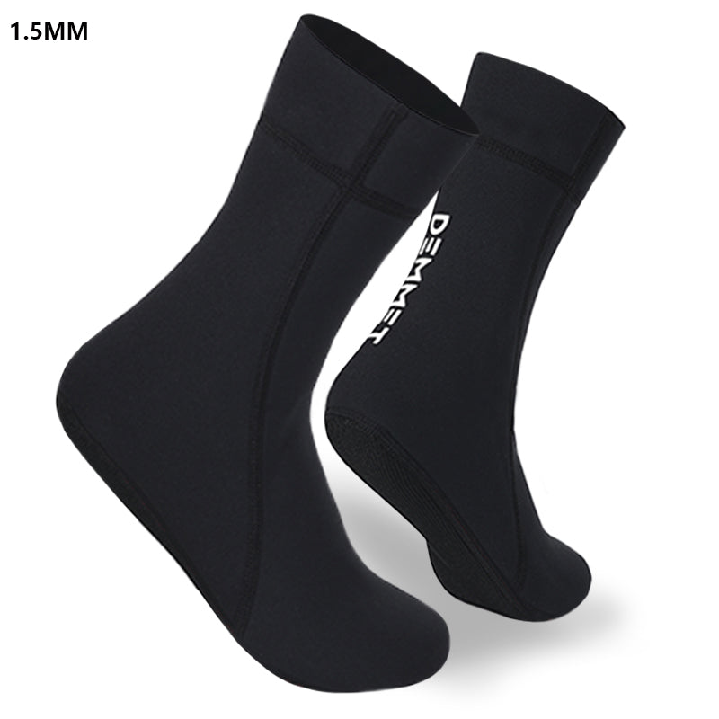 1.5/3/5MM black diving socks