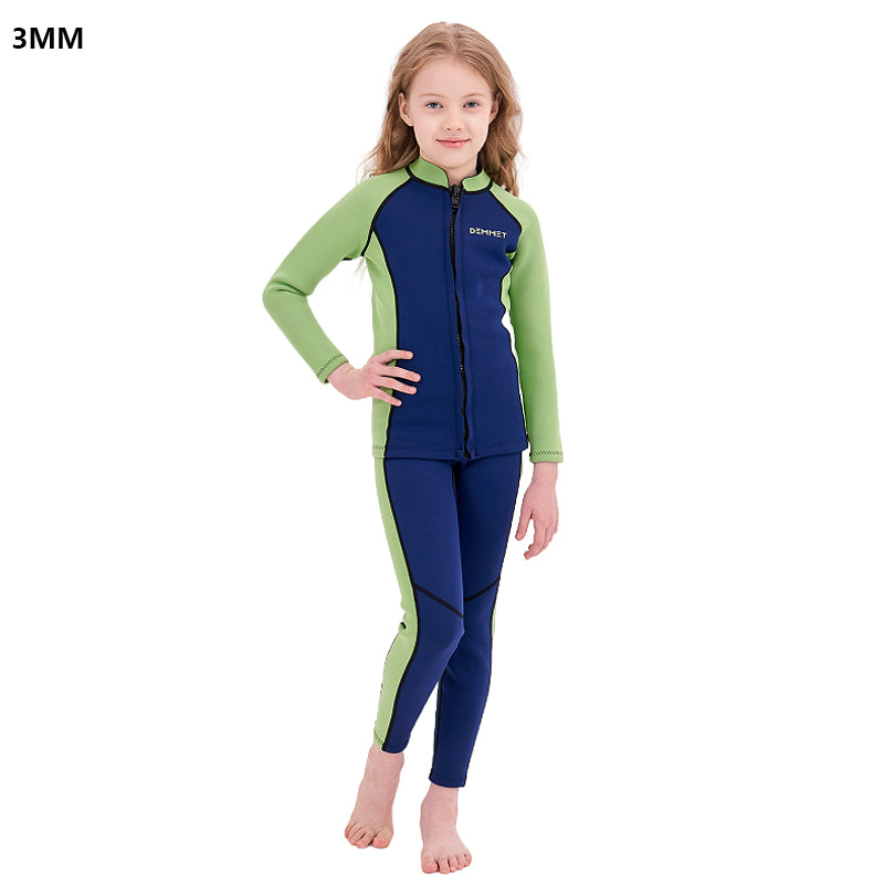 Children's split color matching wetsuit 1.5mm/3MM