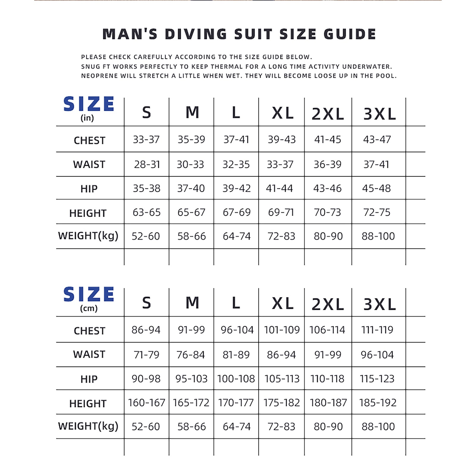 5mm/7mm Neoprene Spearfishing Wetsuit with Hooded, 2-Pieces Long Sleeve  Hunting Diving Suit with Chest Pad for Cool Water Snorkeling Freediving